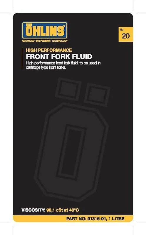 Öhlins FRONT FORK OIL #20 SAE 40W 1L