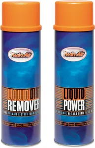 TWIN AIR LIQUID POWER SPRAY + LIQUID DIRT REMOVER SPRAY PACK