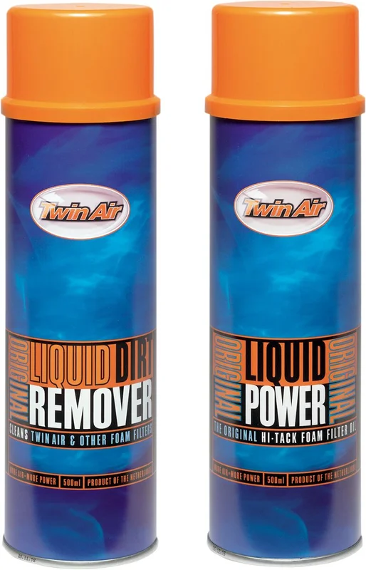 TWIN AIR LIQUID POWER SPRAY + LIQUID DIRT REMOVER SPRAY PACK