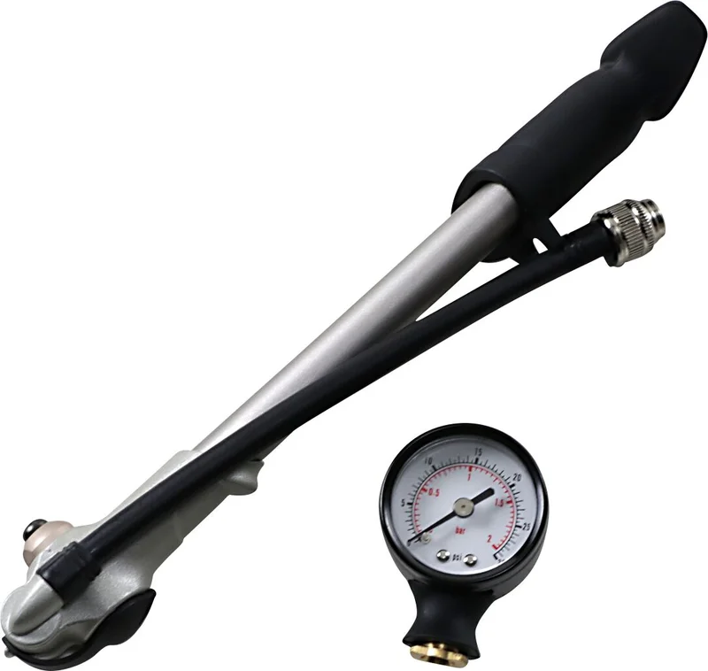 Drag Specialties PUMP AIR WITH GAUGE 0-30