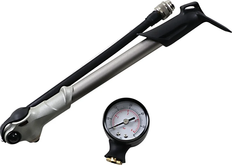 Drag Specialties PUMP AIR WITH GAUGE 0-60