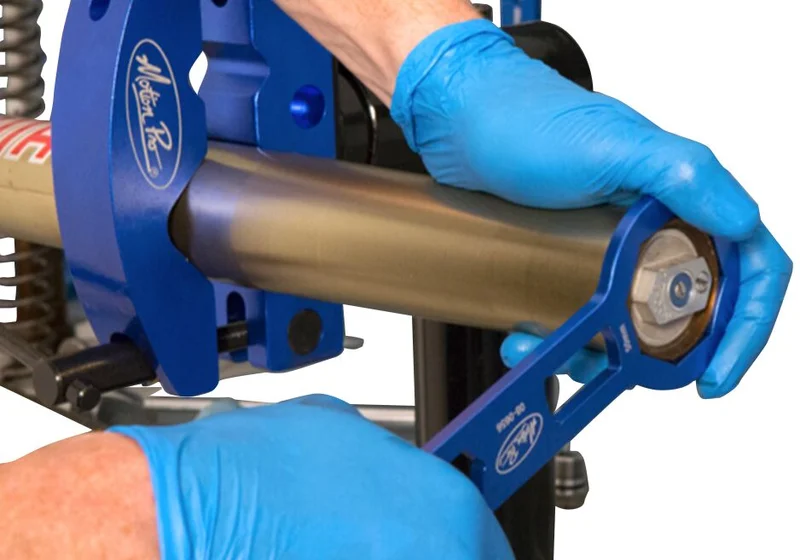 MOTION PRO 46 MM / 50 MM FORK CAP WRENCH BLUE ALUMINUM