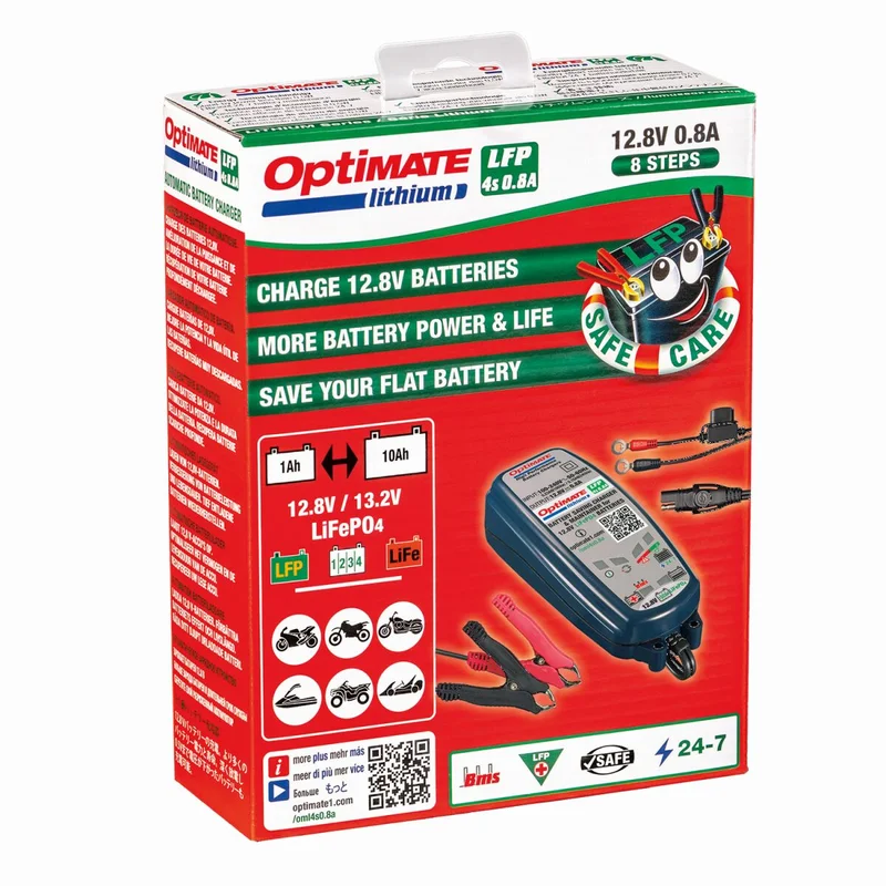 TECMATE OptiMate Lithium LFP 4s 0,8 A