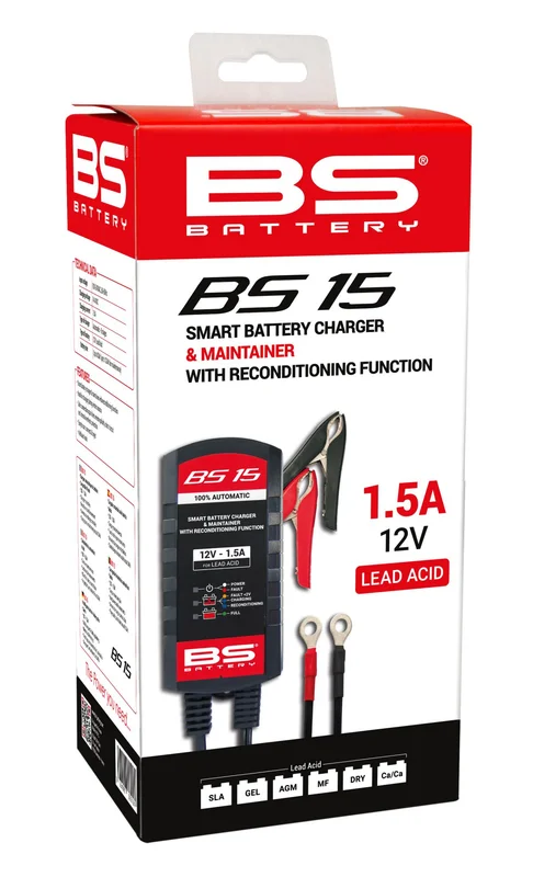 BS BATTERY CHARGER BS15 12V-1.5A