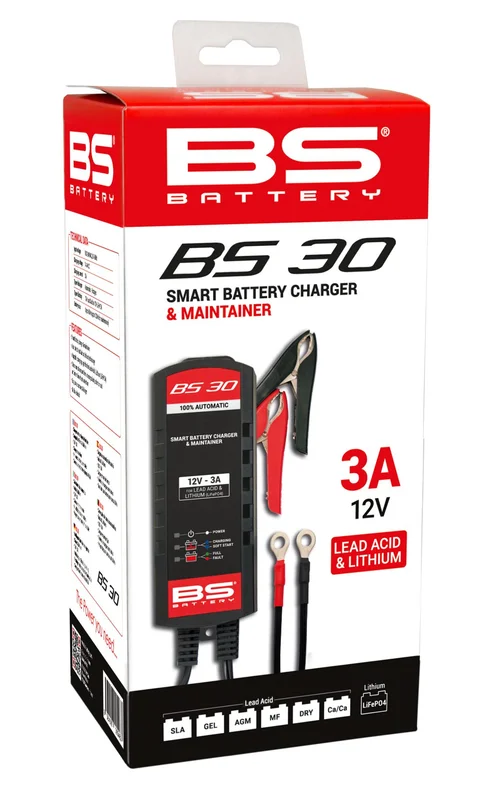 BS BATTERY CHARGER BS30 12V 3A