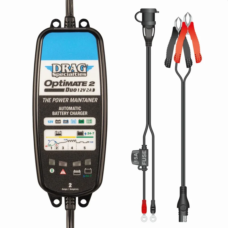 Drag Specialties CHARGER EU OPTIMATE 2 DUO DRAG