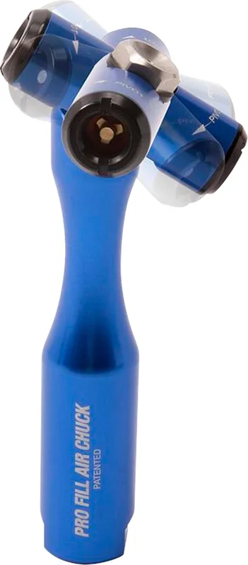 MOTION PRO PRO FILL AIR CHUCK BILLET ALUMINUM BLUE