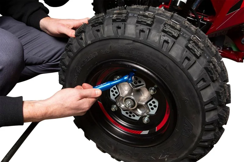 MOTION PRO PRO FILL AIR CHUCK BILLET ALUMINUM BLUE