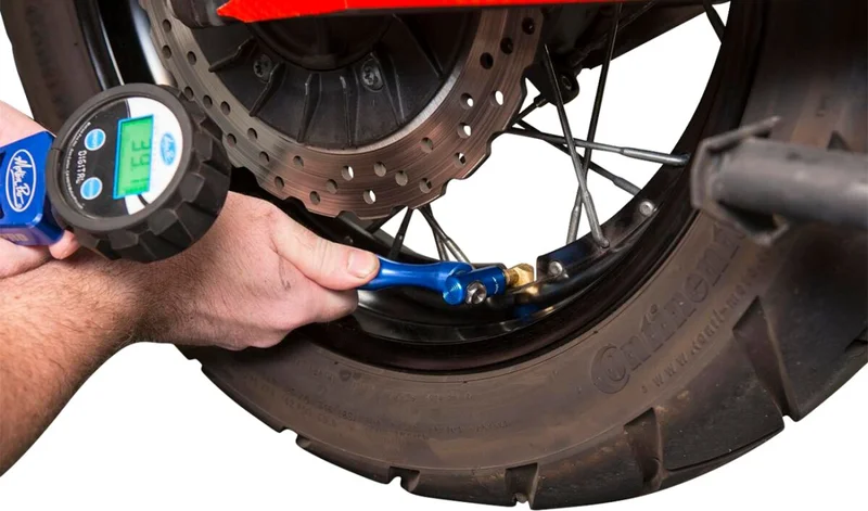 MOTION PRO PRO FILL AIR CHUCK BILLET ALUMINUM BLUE