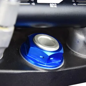 SCAR RACING STEERING STEM NUT BLUE
