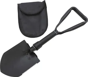 MOOSE OFFROAD HARD-PARTS SHOVEL FOLDBLE BLK MSE