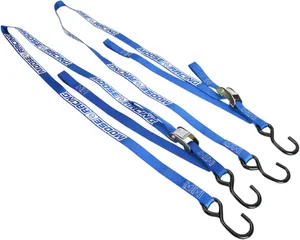 MOOSE OFFROAD HARD-PARTS HEAVY-DUTY SOFT STRAP EXTENSION TIE-DOWN 7' BLUE