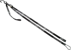 MOOSE OFFROAD HARD-PARTS CARABINER TIE-DOWN 7' BLACK