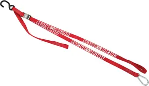 MOOSE OFFROAD HARD-PARTS CARABINER TIE-DOWN 7' RED