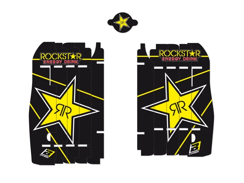 BLACKBIRD RACING ROCKSTAR ENERGY RADIATOR LOUVER STICKERS