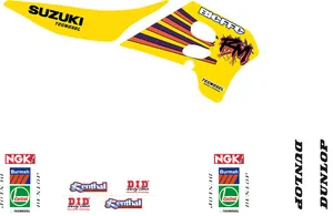 TECNOSEL GRAPHIC KIT TEAM SUZ 93