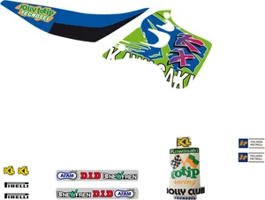 TECNOSEL GRAPHIC KIT TEAM KAWA 93