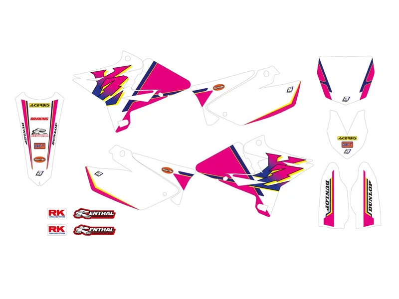 BLACKBIRD RACING GRAPHIC KT RETRO YZ