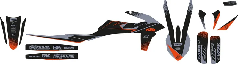 BLACKBIRD RACING GRAPH KIT MAT BLK KTM