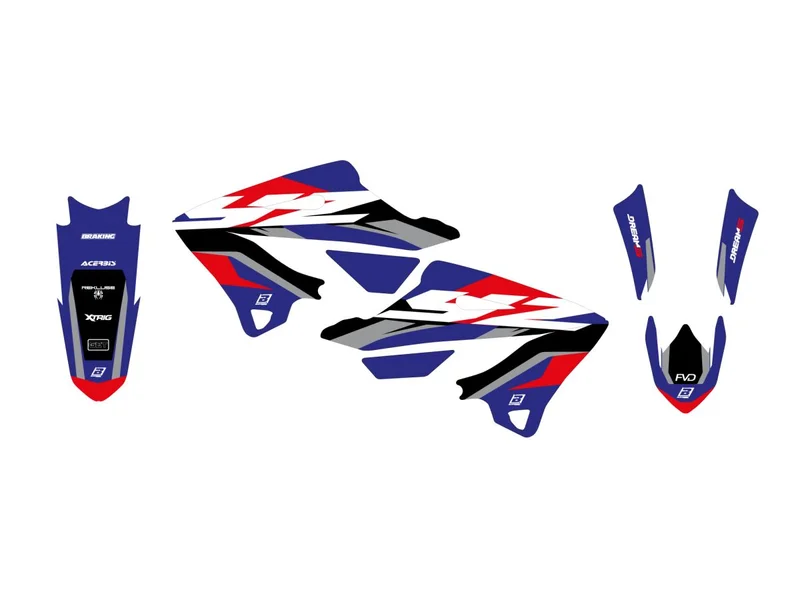 BLACKBIRD RACING GRAPHIC KIT DREAM 5 YZ 125/250 22-