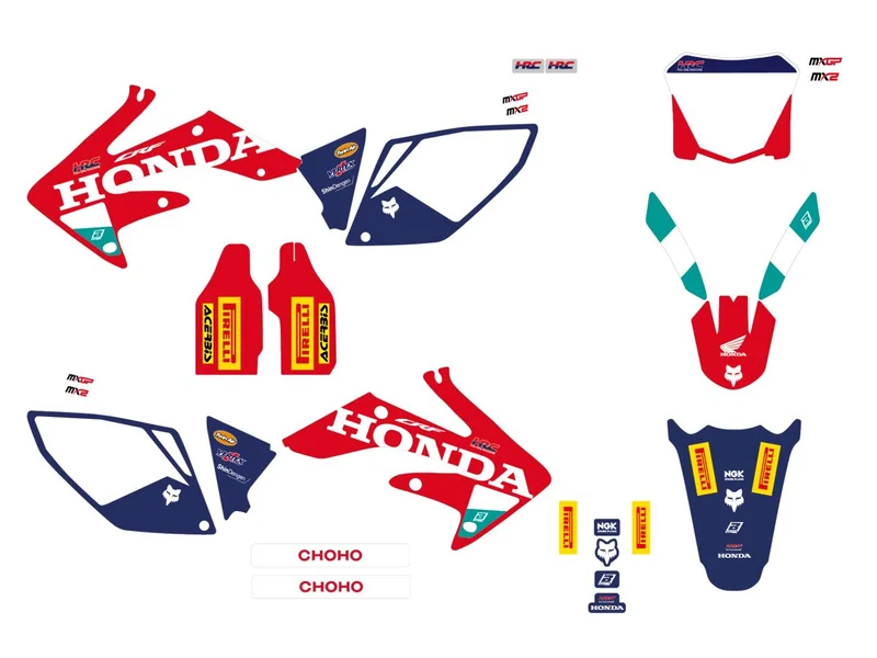 BLACKBIRD RACING GRAPHIC KIT REP HRC 25 CRF250
