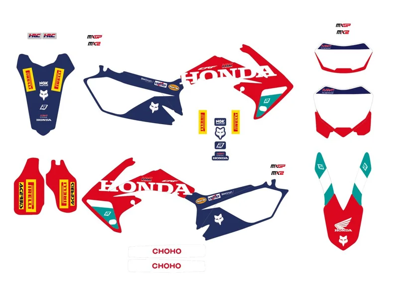 BLACKBIRD RACING GRAPHIC KIT REP HRC 25 CRF 450