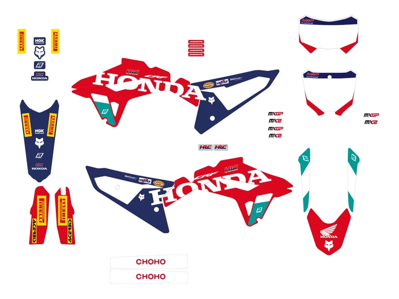 BLACKBIRD RACING GRAPHIC KIT REP HRC 25 CRF 450
