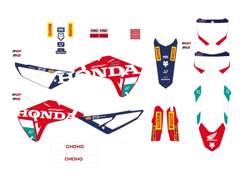 BLACKBIRD RACING GRAPHIC KIT REP HRC 25 CRF250-