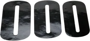 MOOSE OFFROAD HARD-PARTS RACE NUMBER BLACK 4.5" # 0