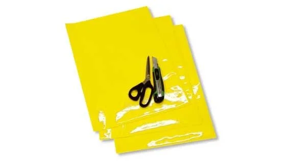 BLACKBIRD RACING COLOURED CRYSTALL SHEETS 47X33 CM 3PK YELLOW