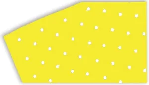 BLACKBIRD RACING COLOURED CRYSTALL SHEETS W/HOLES 47X33 CM 3PK FLUO YELLOW