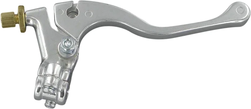 PARTS UNLIMITED SHORTY STYLE CLUTCH LEVER ASSEMBLY SILVER