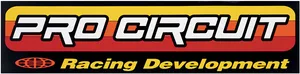 PRO CIRCUIT LOGO PRO CIRCUIT ORIGINAL VAN DECAL
