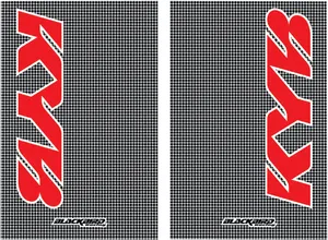 BLACKBIRD RACING FORK STICKERS KAYABA CARBON LOOK 2PK