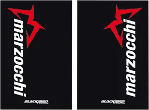 BLACKBIRD RACING FORK STICKERS MARZOCCHI BLACK 2PK