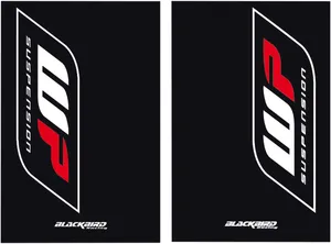 BLACKBIRD RACING FORK STICKERS WP BLACK 2PK