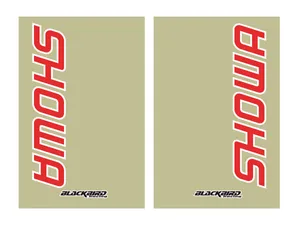BLACKBIRD RACING FORK STICKERS SHOWA CLEAR 2PK