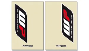 BLACKBIRD RACING FORK STICKERS WP CLEAR 2PK
