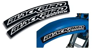 BLACKBIRD RACING FRONT SIDE FENDER DECALS 2 PCS