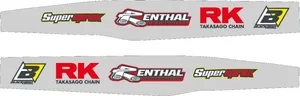 BLACKBIRD RACING SWINGARM STICKERS