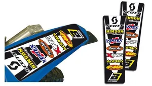 BLACKBIRD RACING FENDER SPONSOR DECALS 2PCS
