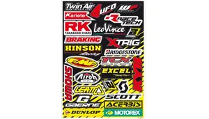 BLACKBIRD RACING SPONSOR LOGO DECAL KIT A
