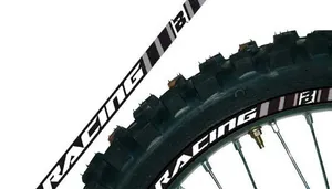 BLACKBIRD RACING RIM STICKER GREY