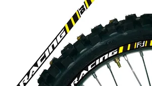 BLACKBIRD RACING RIM STICKER YELLOW