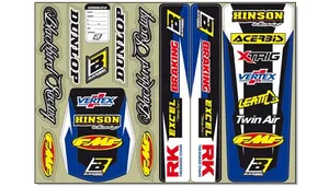 BLACKBIRD RACING STANDARD LOGO DECAL KIT BLUE
