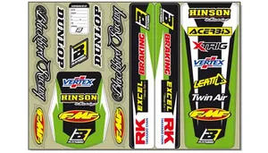BLACKBIRD RACING STANDARD LOGO DECAL KIT GREEN