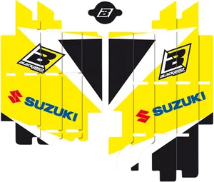 BLACKBIRD RACING RADIATOR LOUVER DR4 RMZ450 18