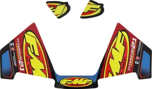 FMF DECAL PC2.1 TITANIUM(3PC)