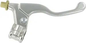 PARTS UNLIMITED BRAKE LEVER ASSEMBLY SHORTY SILVER