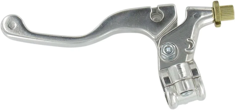 PARTS UNLIMITED BRAKE LEVER ASSEMBLY SHORTY SILVER